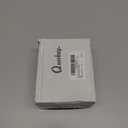 Queekay Coasters Set of 6 House Warming Gifts New Home Wooden Farmhouse Drink Coasters with Holder 4'' Funny Decoration for Kitchen Family Coffee Bar Tabletop Protection(Gray Blue)