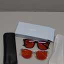 livho Gaming Glasses Blue Green Light Blocking for Computer Sleeping, Dual Coatings Red Lenses, for Women & Men (*B1 Light Black+clear)