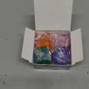 4Pack Fidget Toys Mini Squishy Stress Cube, Stress Balls for Kids, Adults Squishies Anxiety Stress Relief, Ice Squishy Cube Sugar Balls, Sensory Toys for Kids with Autism, Fidgets for Classroom Prize