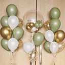 5 inch Pearl White Balloons, 100 pcs Mini White Party Balloons small Latex Balloons for Birthday Wedding Baby Shower Decorations (Pearl White)