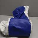Blue motorcycle seat cover 18" x 36"