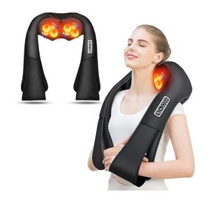 AERLANG Shiatsu Back and Neck Massager, Back Massager Deep Tissue Kneading Neck and Shoulder Massage with Heat, Electric Massage Pillow Fathers Day Gift Ideas from Daughter Son(NOT Cordless
