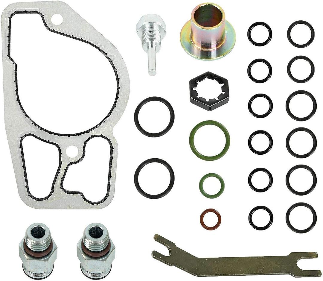 High Pressure Oil Pump Master Service Kit with Base Gasket, HPOP Upgraded Full Compatible with 1994-2003 Ford Powerstroke 7.3L Diesel Engine 7.3L F250-F550, E250-E450, Excursion (Pack of 22 Set)