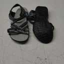 UBFEN Womens Hiking Comfort Sport Sandals Beach Vacation Camping Casual Sport Sandals with Adjustable Straps and Arch Support (9, A Gray White)