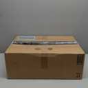 sancua 60 Inch Round Tablecloth (Fits 20-48 Inch Tables), Water Resistant Spill Proof Washable Polyester Table Cloth Decorative Fabric Table Cover for Dining, Buffet Parties and Camping, White, 10 Pcs