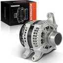 A-Premium Alternator, 12V 200A 4-Groove Clutch Pulley Clockwise | Compatible with Ford Explorer 2013-2019, Fusion 2013-2020, Edge 2015-2018/20-23, Taurus 13-17 & Lincoln MKZ 13-20, MKC, MKT