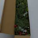 Lighted Artificial Pine Branches for Vases, 28" Christmas Cypress Sprigs with 60 LED Lights, Battery Operated or USB Plug in, Indoor/Outdoor Holiday Decorations (2PCS)