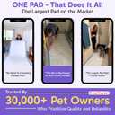 PETSWORLD Premium Extra Large Dog Pee Pads (43" x 74") Jumbo Puppy Training & Incontinence Pads for Large Dogs & Multi-Pet Homes Leak-Proof, Odor Control, 5-Layer Absorbency, 25 Count