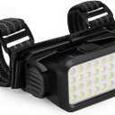 ZIDIYIRUO UTV Dome Light, Rechargeable UTV Interior Light Compatible with Polaris RZR Ranger Can-Am Pionner Talon Kawasaki, 32pcs LED Chips with 5 Kinds Modes for 1.25"-2.0" Roll Bar Mount (1 Pack)