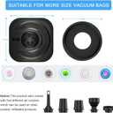 Portable Pump for Vacuum Storage Bags Electric Travel Vacuum Pump for Various Vacuum Seal Bags Cordless Rechargeable Air Pump for Compression Clothes, Blanket, Luggage (Storage Bag Not Included)