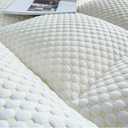 Mattress Topper Queen Size - Breathable Folding Mattress Pad for Back Pain Relief Soft & Plush Mattress Protector - Pillow Top Bed Topper for Firm Mattress