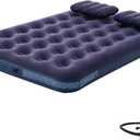 Full Size Air Mattress Inflatable Bed with Pump and Pillows,Blow Up Mattress for Camping and Home