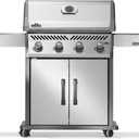 Napoleon Rogue 525 Natural Gas Grill, Stainless Steel, Durable 4-Burner Gas Grill