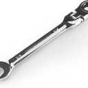 Egofine 3/4 Inch Ratchet Wrench Flex Head, Ratcheting Combination Wrench SAE, Industrial Grade Gear Spanner with 12 Point Box End, 72-Teeth Ratchet, Chrome Vanadium Steel