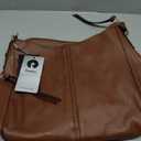 Realer Hobo Crossbody Bags for Women Designer Faux Leather Hobo Handbags Retro Large Size Shoulder Bag Bucket Purse