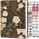 Aesthetic Budget Planner - Monthly Finance Planner with Expense Tracker, Undated Bill Organizer, Budget Notebook to Manage Your Finances, Account Budget Book - Wild Rose