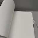 Minimalism Art, Premium Hard Cover Notebook Journal, Large Size, Composition B5 7.6"x10", 186 Numbered Pages, Gusseted Pocket, Ribbon Bookmark, Extra Thick Ink-Proof Paper 120gsm (Dotted, White)