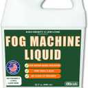 Fog Machine Liquid - 32 oz Tillbrook Fog Machine Fluid - High Density & Long-Lasting Fog Juice - Low-Lying, Universal, Water-Based Solution for Spooky Halloween Parties, Haunted Houses, & Concerts