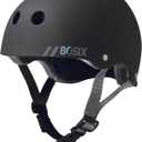 80SIX Triple Certified Multisport Helmet - Ideal for Bike, Scooter, Skateboard, Roller Skate and Inline Skate (14+ Small-Medium, Black Matte)