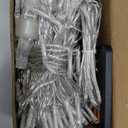 JMEXSUSS Blue Christmas String Lights Indoor Outdoor, 66ft 200 LED Blue String Lights Clear Wire Plug in, 8 Modes Waterproof Christmas Lights for Halloween Tree Party Bedroom Wall Christmas Decoration