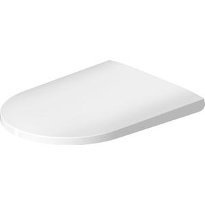 D-Neo Elongated Closed-Front Toilet Seat with Soft Close (White)