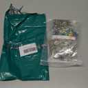 HighFree 60 Set of Automotive Car Roof Headliner Repair Button Pins Kit, Universal Auto Roof Snap Rivets Retainer for Car Roof Fixed, with Installation Tool, Fit All Cars (Grey Beige Grid)