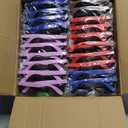 96 Pack Neon Sunglasses Party Favors Bulk, 16 Colors Neon Party Sunglasses 80's Style Colorful Novelty Sunglasses Cool Sun Glasses for Classroom Prize, Goody Bag Filler, Birthday Party, Kid Teen Adult
