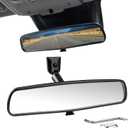 Rear View Mirror,10.5 Universal Rearview Mirror Thickened Anti-glare HD, Compatible with Toyota Honda Civic Accord Nissan Chevrolet Ford F150 Focus Jeep Subaru Hyundai Kia Mazda Buick and More