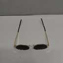 FEISEDY Trendy Retro Oval Sunglasses for Women Men Small Metal Frame Sun Glasses UV400 Shades B0124