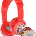 Made for Amazon Bluetooth Kids Headphones Age (3-7) | Red