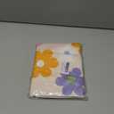 Cute Floral Golf Towel with Carabiner Clip 24"x16" Flower Ladies Golf Towels for Golf Bags Microfiber Waffle Golf Rag for Disc Balls Clubs Accessories for Women Men Girls