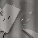 White Flower Modern CeilingFans with Lights, Low Profile Ceiling Fan with Remote for Bedroom, Flush Mount Ceiling Fan with LED Dimmable Light,3-Colors, 6-Speeds, Timing CeilingFan Light