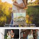 2 x Christian Inspirational Butterfly Library Bag Gifts for Mom, Christmas Religious Mental Health Jesus Gift for Women