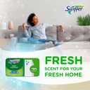 Swiffer Sweep + Mop, Wet Pads Refill, Floor Cleaner for Dirt, Dust, Hair, Cleaning Cloths for Mopping Home, Bathroom, Kitchen, All Purpose Multi-Surface Floor Wipes, Fresh, 24ct