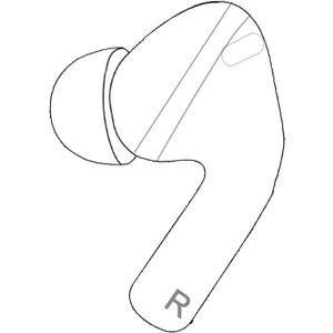 Original Single Earbud for Right Apple Airpods Pro 1st Gen Earbud,Replacement for iPod Pro 1st Generation,Compatible with Air Pod Pro Charging Case A2190, A2084,Single Right Ear Side Only(A2083)