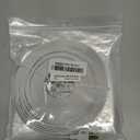 Cat 8 Ethernet Cable 50 ft High-Speed Internet Cable Network Cord with Gold Plated RJ45 Connector 40Gbps 2000Mhz LAN Cable Shielded Outdoor&Indoor (White)