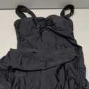 Aqua Eve Plus Size Two Piece Swimsuits for Women Tankini Bathing Suits Flowy Swim Dress with Shorts (Black, Medium)