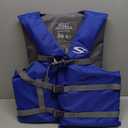 Stearns Adult Life Vest, USCG Approved Type III Life Jacket, PFD for Boating, Swimming, Watersports, & More, Standard & Oversized Fits (Blue)
