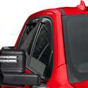 Voron Glass in-Channel Extra Durable Rain Guards for Chevrolet (Chevy) Silverado/GMC Sierra 2500HD/3500HD 2020-2026 Crew Cab, Window Deflectors, Vent Window Visors, 4 Pieces - 200298