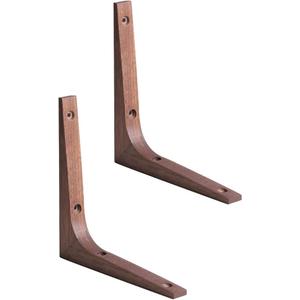 Uonlytech Fixed Compartment Bracket 6.89 Inch Durable Wall Shelf Brackets Corner Brace Supports Triangular Rack for Home Office Shelves Fixing