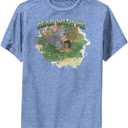 Disney Jungle Book Awesome Jungle-Dsjb012ysc Boys Short Sleeve Tee Shirt (Medium, Royal Blue Heather)