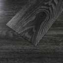 VEELIKE Charcoal Black Peel and Stick Floor Tile Waterproof Adhesive Vinyl Plank Flooring 16 Pack 24 Sq. Ft Renter Friendly Laminate Flooring Planks Vinyl Floor Tiles for Bedroom Bathroom Kitchen RV