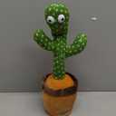 Baby Toys Talking Dancing Cactus with Lights and Music, 120 Songs Plush Toys for Kids, Christmas Birthday Gifts for Girls Boys