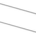 GeilSpace 1/4" OD 304 Stainless Steel Round Tube, 30 Inch Length, 2 Pack