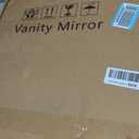 ROLOVE 23"x18" Hollywood Vanity Mirror with Lights, 15 Dimmable LED Bulbs, led Makeup Mirror with 3 Color Modes, Lighted Vanity Mirror for Tabletop or Wall-Mounted