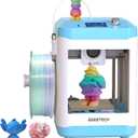 3D Printer for Kids and Beginners,Geeetech Mini 3D Printers with Auto Leveling,High Speed and Fully Open Source,Fully Assembled Direct Drive Extruder,for Home and School,Print Area 3.944.333.94 in (blue)
