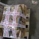 CAP 150 lb Rubber Coated Hex Chrome Handles Dumbbell Set with Vertical Dark Rack