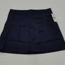 French Toast Girls' Adjustable Waist Pleated-Front Two-tab Scooter (12 Plus, Navy)