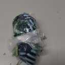 Fitwarm Blue and White Striped Dog Pajamas, Waffle Dog Clothes for Small Dogs Girl Boy, Puppy Onesie with Feet, Pet Cat Outfit, Medium