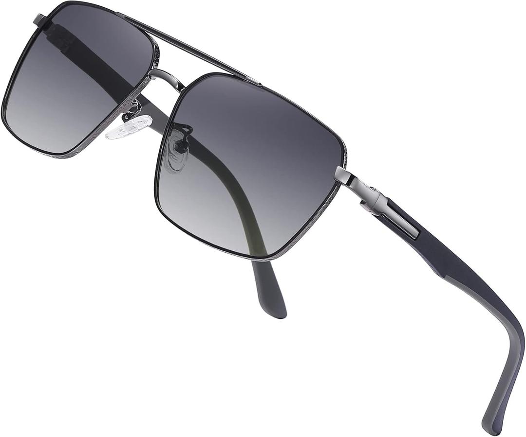 Sunglasses for Men Women Trendy Polarized Sunglasses UV400 Fashion SunGlasses Aviator Sunglasses for Driving Fishing